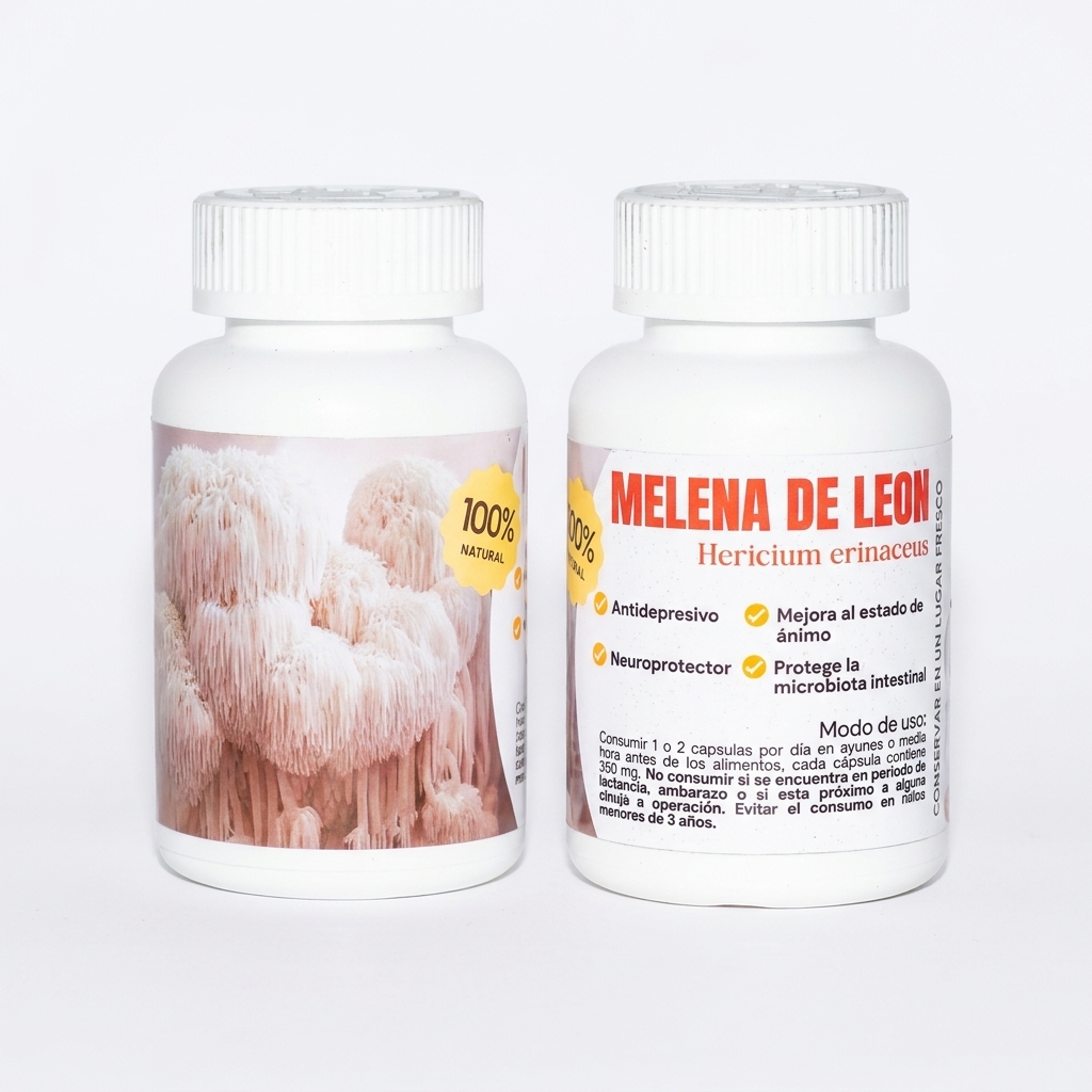 Melena de león en capsulas