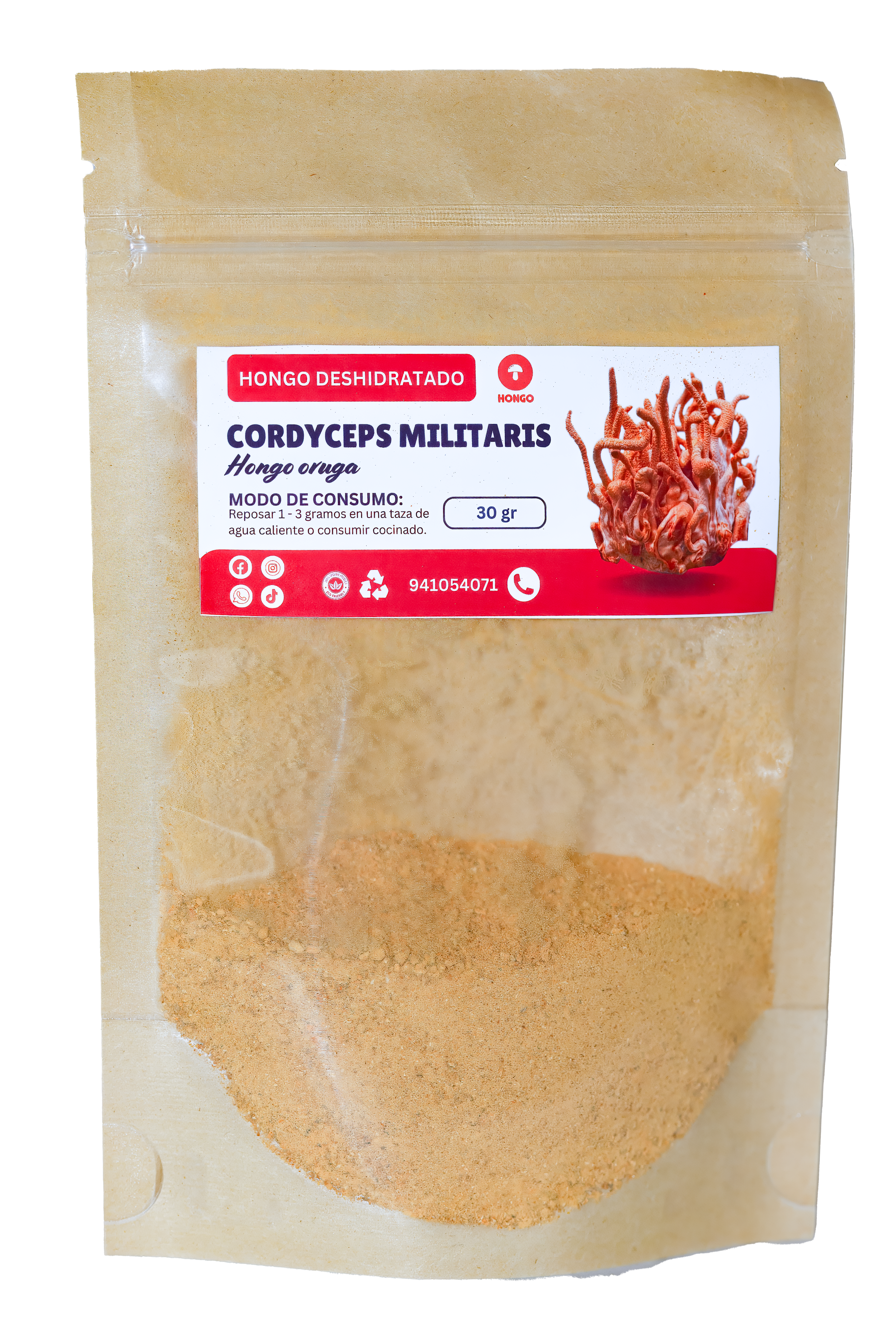 Cordyceps en polvo