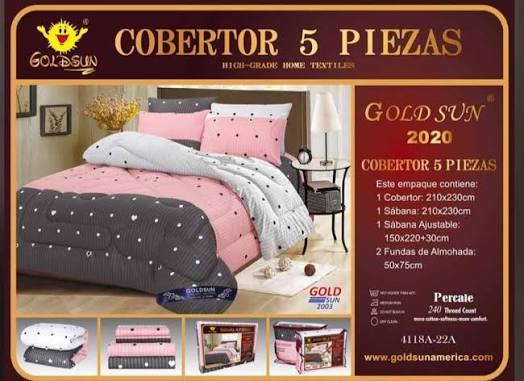 COBERTOR DE 5P GOLSUN