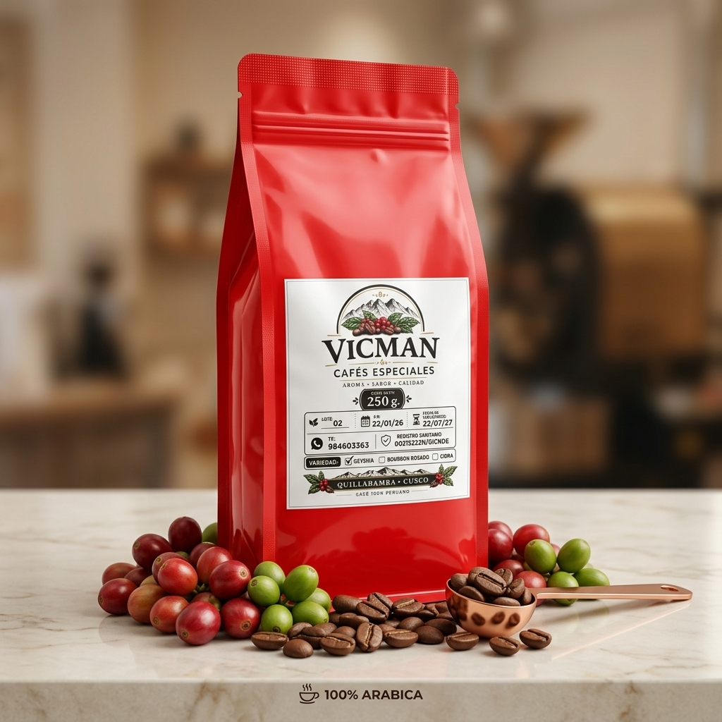 CAFÉS ESPECIALES VICMAN 250 g